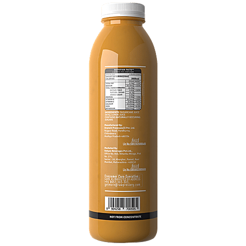 Raw Pressery Cold Extracted Juice - Mixed Fruit, 1lt + Sugarcane, 1lt, Combo 2 Items 