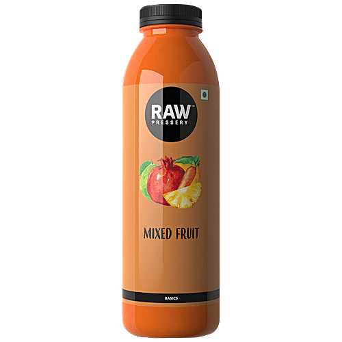 Raw Pressery Cold Extracted Juice - Mixed Fruit, 1lt + Sugarcane, 1lt, Combo 2 Items 