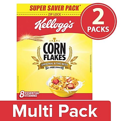 Kelloggs Corn Flakes, 2x875 g Multipack 