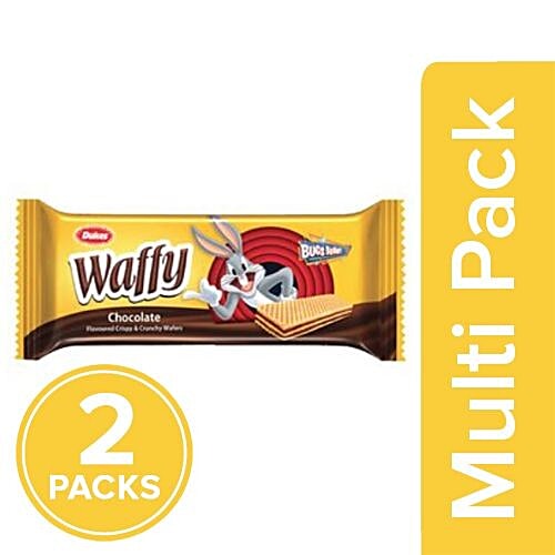 Dukes Wafers - Waffy (Chocolate Flavor), 2x75 g Multipack 