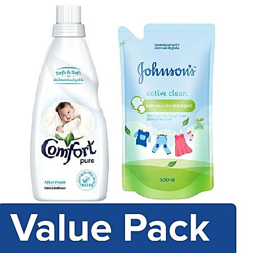 Buy bb Combo Comfort Fabric Conditioner For Baby 860ml + Johnson Baby