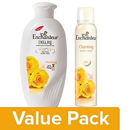 Buy Enchanteur Body Mist Charming 150 ml + Shower Gel Charming