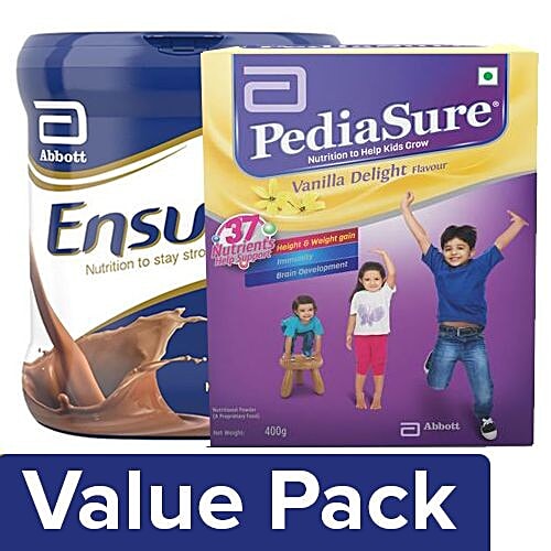 Buy Pediasure Pediasure Nutritional Powder Vanilla+Ensure Nutritional