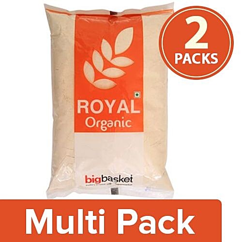 bb Royal Organic - Whole Wheat Atta, 2x5 kg Multipack 
