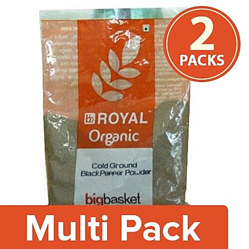 bb Royal Organic - Black Pepper Powder, 2x100 g (Multipack) 