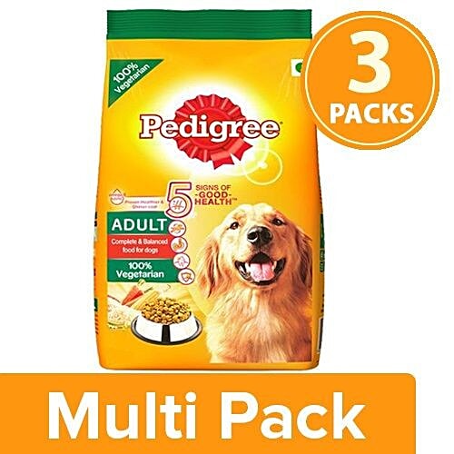 Buy Pedigree Dry Dog Food Vegetarian, For Adult Dogs Online at Best