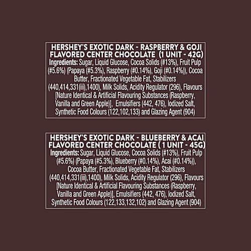 Hershey's Festive Moments Exotic Dark Chocolate Gift Pack, 2x87 g (Multipack)
