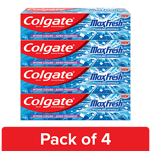 Buy Colgate Toothpaste Maxfresh Blue Peppermint Ice, Gel Online at