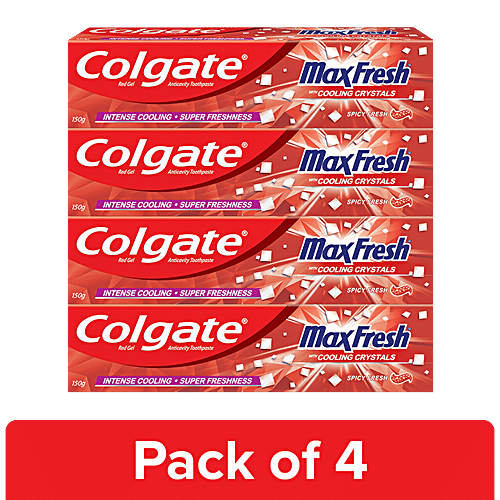 Buy Colgate Toothpaste Maxfresh Spicy Red, Gel Online at Best Price