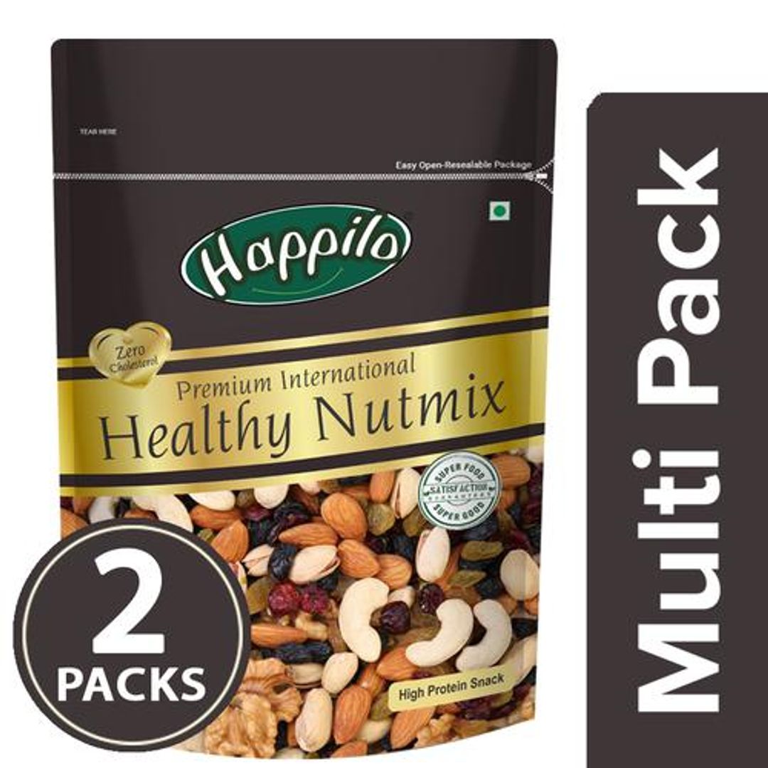 Happilo Healthy Nutmix - Premium International, 2x200 g Multipack