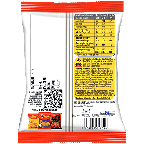 Sunfeast Yippee Noodles - Magic Masala, 6x60 g Multipack 