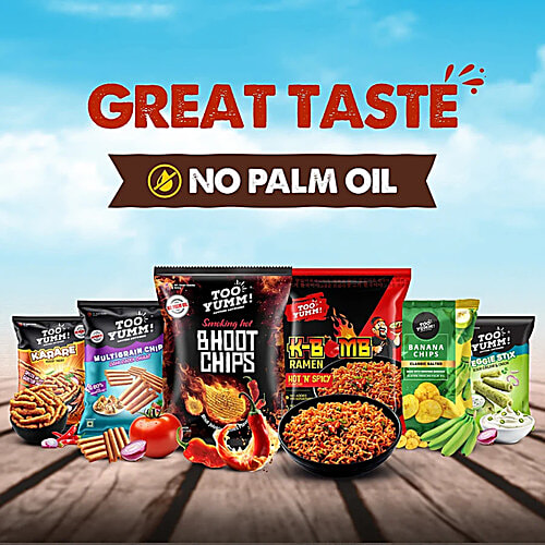 Too Yumm! Dahi Papdi Chaat Flavour Multigrain Chips, 3x41 g (Multipack) 