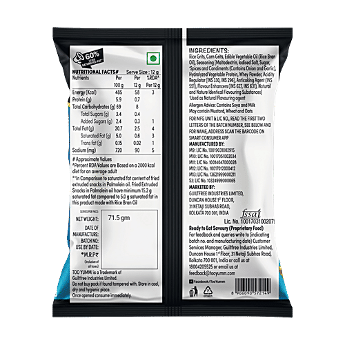 Too Yumm! Karare - Noodle Masala, 3x75 g Multipack 