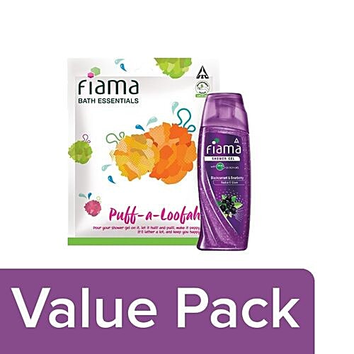 Buy Fiama Shower Gel Exotic Dream 250ml + PuffALoofah Bath