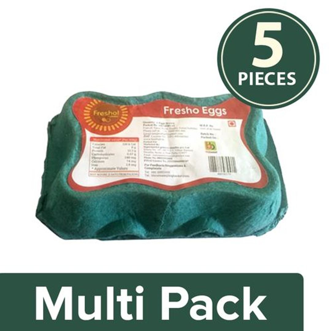 Fresho Eggs - Brown, 5x6 pcs Multipack