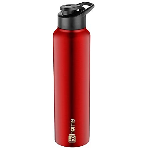 BB Home Frost Stainless Steel Bottle With Sipper Cap - Dark Red, PXP 1004 DQ, 3x1 L Multipack 
