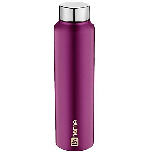 BB Home Frost Stainless Steel Bottle With Steel Cap - Purple, PXP 1004 DV, 3x1 L Multipack 