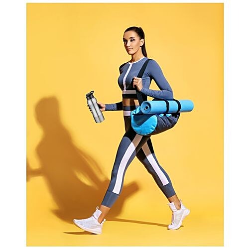 bb home Trendy Stainless Steel Water Bottle With Sipper Cap - Steel Matt Finish, 3x750 ml Multipack 