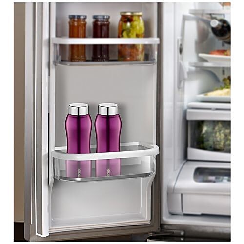 BB Home Trendy Stainless Steel Bottle With Steel Cap - Purple, PXP 1002 CV, 3x750 ml Multipack 
