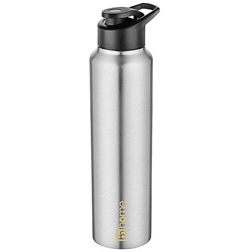 BB Home Frost Stainless Steel Bottle With Sipper Cap - Steel Matt Finish, PXP 1004 DQ, 2x1 L Multipack 
