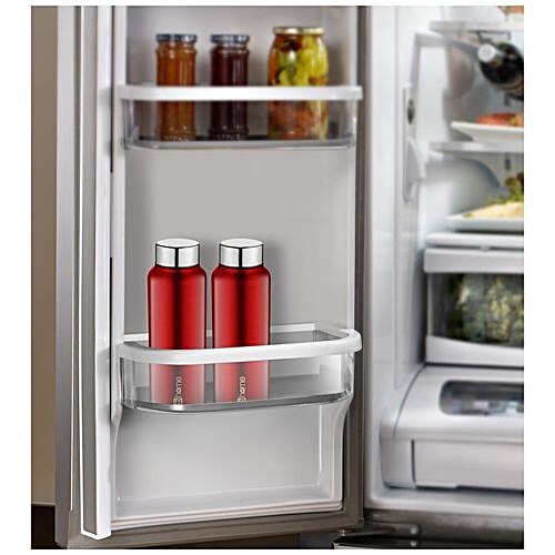 BB Home Frost Stainless Steel Bottle With Steel Cap - Dark Red, PXP 1004 CV, 6x750 ml Multipack 
