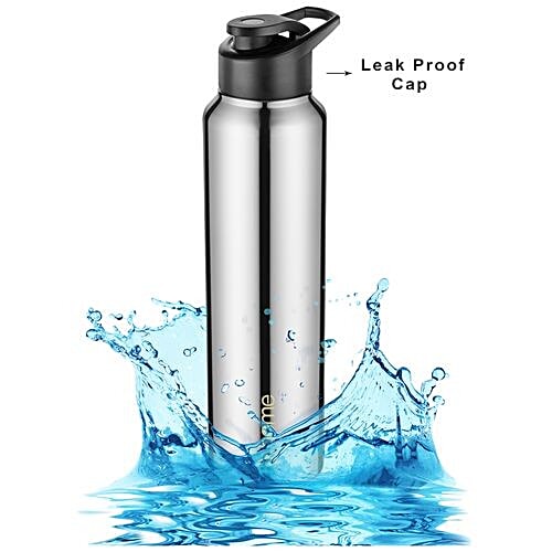 BB Home Frost Stainless Steel Bottle With Sipper Cap - Steel Mirror Finish, PXP 1004 DQ, 6x1 L Multipack 