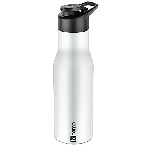 BB Home Puro Stainless Steel Bottle With Sipper Cap - White Matt Finish, PXP 1008 CQ, 6x750 ml Multipack 