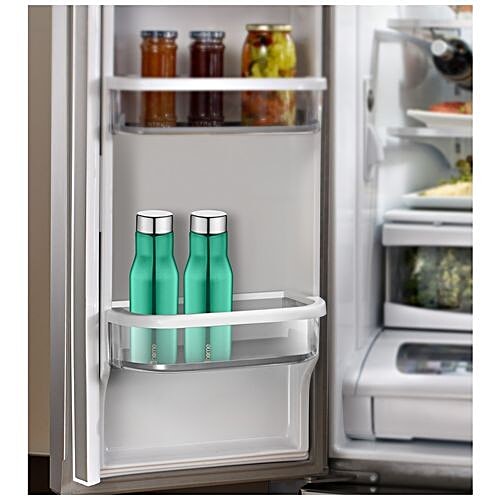 BB Home Puro Stainless Steel Bottle With Steel Cap - Turquoise Colour, PXP 1008 CV, 6X750 ml Multipack 