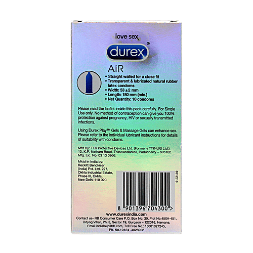 Durex Condoms - Air, 3x10's pack Multipack 