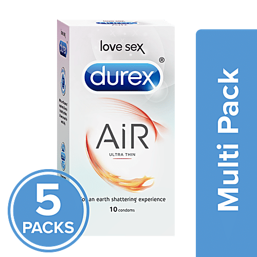 Durex Condoms - Air, 5x10's pack Multipack 