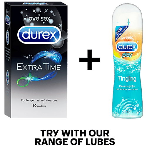Durex Condoms - Extra Time, 3x10's pack Multipack 