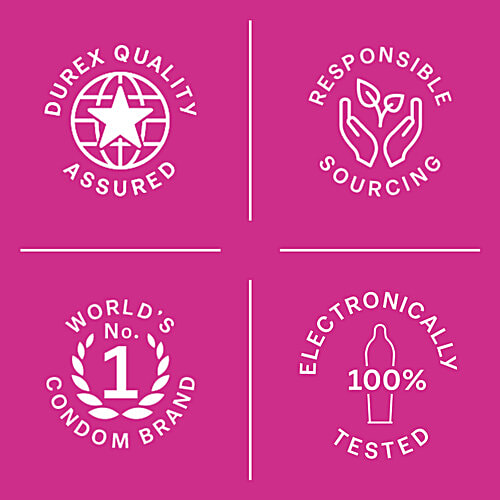 Durex Condoms - Extra Ribbed, 3x10's pack Multipack 