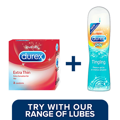 Durex Condoms - Extra Thin, 20x3's pack Multipack 