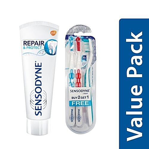 Buy Sensodyne Sensitive Toothpaste Repair & Protect 70G+Toothbrush