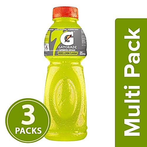 Gatorade Sports Drink - Lemon Flavour, 3x500 ml Multipack 