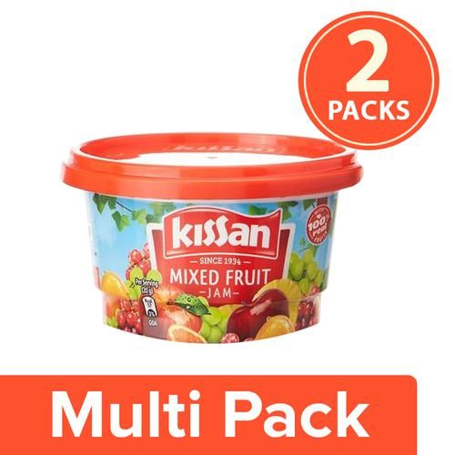 Kissan Jam - Mixed Fruit, 2 x 90 g Multipack 