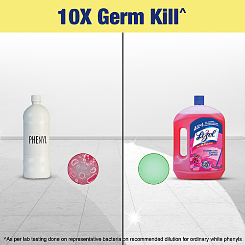 Lizol Disinfectant Surface Cleaner - Floral, 2x2 L Multipack 