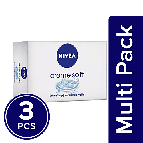 Nivea Creme Soft Soap, 3x75 g Multipack 