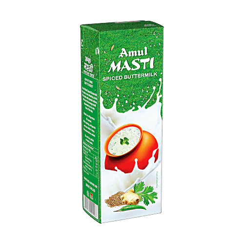 Amul Masti Buttermilk - Spice, 4x200 ml Multipack