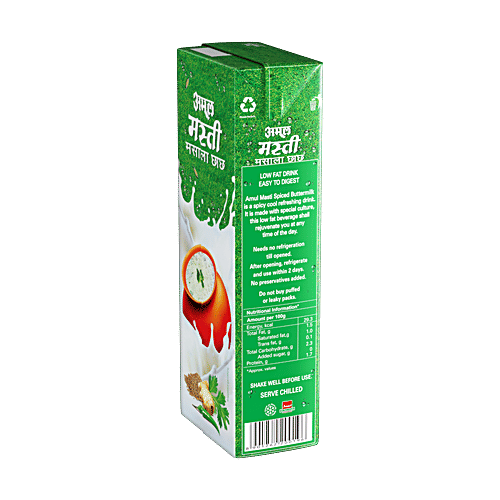 Amul Masti Buttermilk - Spice, 4x200 ml Multipack
