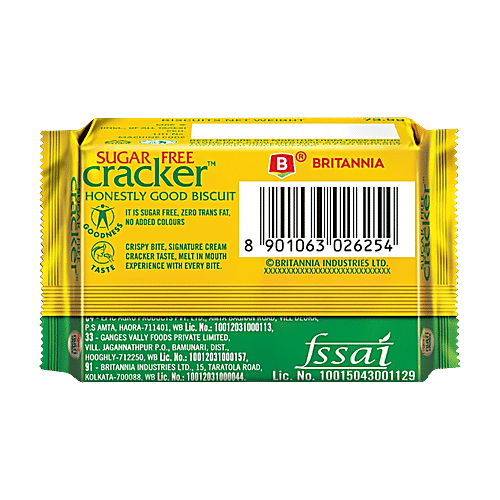 Buy Britannia NutriChoice Sugar Free Cream Cracker Online at Best Price