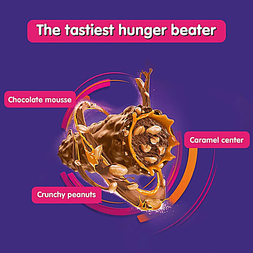 Cadbury Fuse Peanut & Caramel Filled Chocolate Bar, 2x43 g (Multipack) 