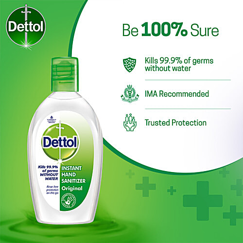 Dettol Hand Sanitiser - Germ Protection, Original, 2x50 ml Multipack 