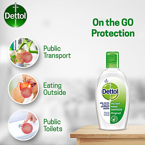 Dettol Hand Sanitiser - Germ Protection, Original, 2x50 ml Multipack 