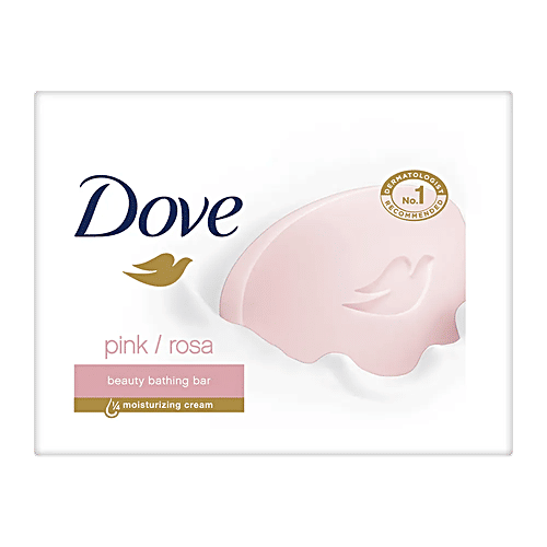 Dove Pink/Rosa Beauty Bathing Bar, 3x(3x100 g) Multipack 