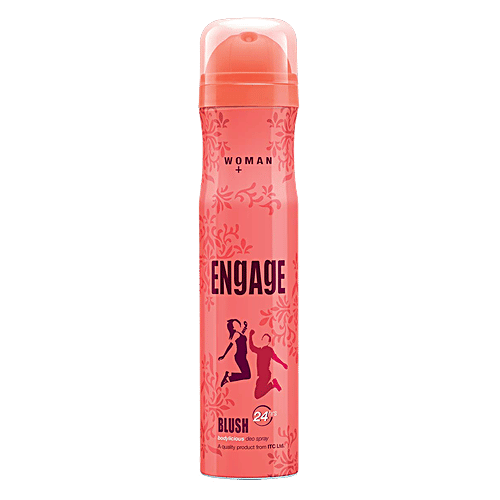 Engage Bodylicious Deodorant Spray - Blush, For Women, 3x150 ml (Multipack) 