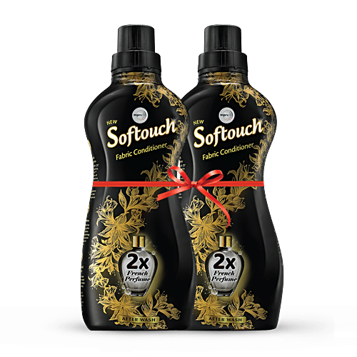 Wipro Softouch 2X French Perfume Fabric Conditioner, 2 x 800 ml Multipack