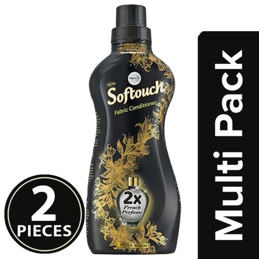Softouch 2X French Perfume Fabric Conditioner, 2 x 800 ml Multipack