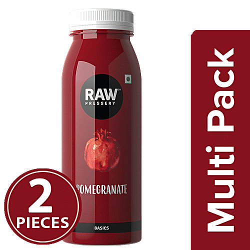 Raw Pressery Cold Extracted Juice - Pomegranate, 2x250 ml Multipack 