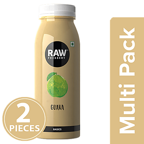 Raw Pressery Cold Extracted Juice - Guava Blend, 2x250 ml Multipack 